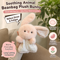 Porte-clés en peluche animal mignon et moelleux, mini poupée en peluche de dessin animé, pendentif, jouet en peluche animal Kawaii, breloque de sac, cadeau pour enfants