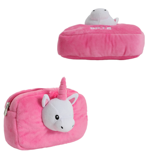 Trousse de <span class=keywords><strong>Maquillage</strong></span> <span class=keywords><strong>Licorne</strong></span> 3D Virale, Sac Cosmétique Rose Moelleux, Organisateur de <span class=keywords><strong>Maquillage</strong></span> Mignon Style Ins pour Tous les Âges - Product Image 4