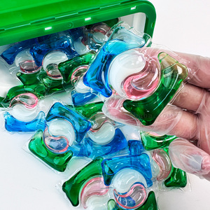 Miễn Phí Mẫu 12G Thân Thiện Với Môi 4-Trong-1 Dùng Một Lần Giặt Vỏ Viên Nang Hạt Cho Trang Phục Chất Tẩy Rửa Sử Dụng - Product Image 2