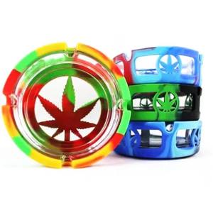 Cenicero de cristal personalizado de fábrica Cenicero de silicona personalizado para interiores <span class=keywords><strong>inodoro</strong></span> Ceniceros de cristal - Product Image 2