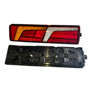 ไฟท้ายรถบรรทุก Shacman Delong M3000S X5000 X6000 แบบ LED สีแดงเต็มรูปแบบ 24V พร้อมไฟเบรกและไฟถอย - Product Image 5