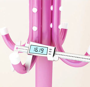 Présentoir <span class=keywords><strong>cintre</strong></span> métal robe forme <span class=keywords><strong>pied</strong></span> porte-manteau vertical ensemble plastique et porte-manteau - Product Image 5