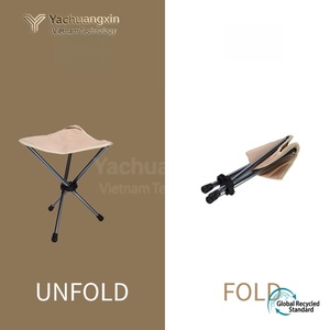 Yachuangxin Folding Tripod <b>Stool</b> Aluminum Alloy <b>Portable</b> Outdoor Camping Chair Oxford Cloth Collapsible - Product Image 3