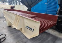 Machine industrielle d'écran de vibration de rendement élevé pour l'exploitation minière et la séparation globale avec la structure de double plate-forme