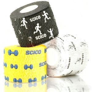 Biểu Tượng Tùy Chỉnh Eab Thể Thao Băng Móc Grip Băng Đàn Hồi Dính Băng Ngón Tay Thể Thao Băng Cho Trọng Lượng Nâng Móc Grip - Product Image 1