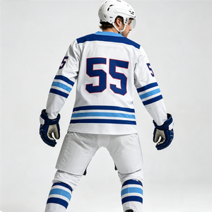 Sublimatie ijshockeykleding geborduurde ijshockeytrui op maat gemaakte ijshockeysokken - Product Image 2