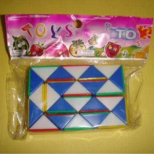 Regla Mágica, Cubo de 24 Secciones con Cuerda para Tirar, 28 cm, Juguete Educativo para Niños de 5 a 7 Años, Unisex, Juego de Rompecabezas Colorido - Product Image 1