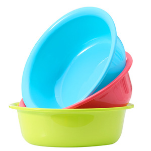 Plastic Washbasin Round 27cm Thickened Household Kitchen Student Use - Product Image 1