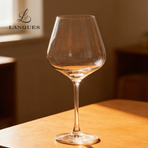 Verres à vin <span class=keywords><strong>de</strong></span> <span class=keywords><strong>Bourgogne</strong></span> ovales à long pied, style européen, transparents, durables, fabriqués à la machine, capacité 670 ml, compatibles lave-vaisselle, <span class=keywords><strong>de</strong></span> la marque Lanques Premium - Product Image 2