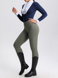 Culotte <span class=keywords><strong>d</strong></span>'<span class=keywords><strong>équitation</strong></span> Jodhpur Lanyu pour <span class=keywords><strong>femme</strong></span>, haute qualité, légère, professionnelle, taille haute, respirante, avec gel intégral, coupe ajustée - Product Image 6