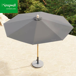 Parasol en aluminium de haute qualité avec logo personnalisé, imperméable, pour jardin, parc, hôtels, restaurants, vente en gros de parasols de terrasse - Product Image 4