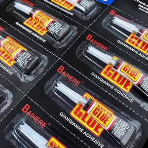 3G 502 Siêu Keo Nhanh Chóng Làm Khô Keo Nhà Máy Chuyên Nghiệp Nhà Cung Cấp Trực Tiếp 12Pcs Vỉ Đóng Gói Ngay Lập Tức Keo Cyanoacrylate - Product Image 3