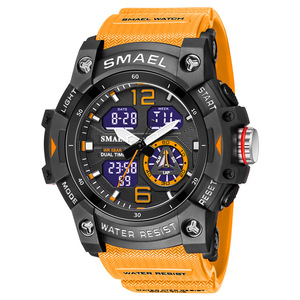 <span class=keywords><strong>Smael</strong></span> 8007 <span class=keywords><strong>Montre</strong></span> chronomètre analogique en plastique pour homme, nouveau design, étanche, sport, camouflage, <span class=keywords><strong>montre</strong></span>-bracelet pour hommes, <span class=keywords><strong>Montre</strong></span> Relojes - Product Image 1