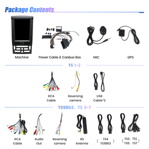 MEKEDE <span class=keywords><strong>Tesla</strong></span> Style Vertical Voiture Multimédia Divertissement Dispositif Écran <span class=keywords><strong>9</strong></span>.7 pouces Taille Car-Play Android pour Peugeot 407 2004-2012 - Product Image 5