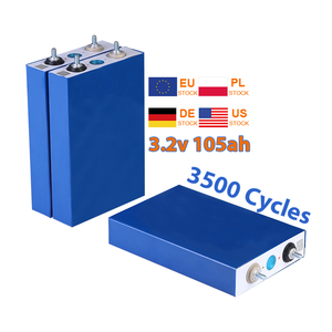 Grado a 3,2 V 105ah Larga vida útil Célula de batería de iones de litio Sistema de energía solar para el hogar Batería Lifepo4 - Product Image 1