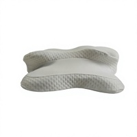 Oreiller en mousse à mémoire de forme moderne en gros, soutien cou et épaules, rafraîchissant, respirant, housse lavable, certifié OEKO-TEX, forme papillon, logo personnalisé