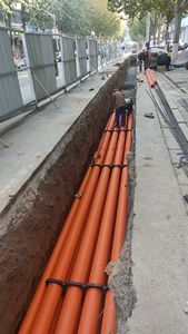 Tubo Mpp CPVC naranja de la mejor calidad y precio competitivo para protección de <span class=keywords><strong>cables</strong></span> subterráneos - Product Image 3