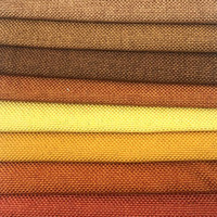 Échantillon gratuit pas cher 100% polyester canapé tissu chevrons lin tapisserie d'ameublement faux lin rouleaux