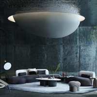 WBERT Villa italiana de gama alta salón de belleza Club sala de estar sofá ligero de lujo moderno negro blanco gradiente tapizado sofá arqueado