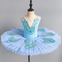 Tutu de ballet élégant avec appliques, robe de danse sans manches de haute qualité, haute couture, sur mesure