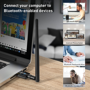 EDUP Bộ Chuyển Đổi BT5.<span class=keywords><strong>1</strong></span> 150 Mét Bộ Chuyển Đổi BR8651 <span class=keywords><strong>Dongle</strong></span> USB <span class=keywords><strong>Bluetooth</strong></span> 5.<span class=keywords><strong>1</strong></span> Bộ Thu USB <span class=keywords><strong>Bluetooth</strong></span> V5.<span class=keywords><strong>1</strong></span> Đường Dài - Product Image 4