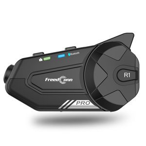 FreedConn Bluetooth interkom motosiklet kaydedici kamera BT motosiklet kask Bluetooth kulaklık - Product Image 1