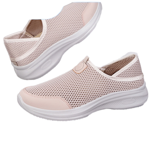 <span class=keywords><strong>Chaussures</strong></span> décontractées en polyuréthane pour femmes, nouveau modèle respirant en tissu Fly-Woven, anti-moustiques, style assorti pour couples, idéales pour la marche - Product Image 1