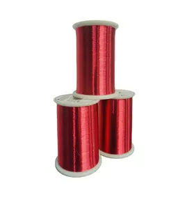 Non-straight welded self-adhesive copper enamelled round wire temperature 180 degrees for voice coil