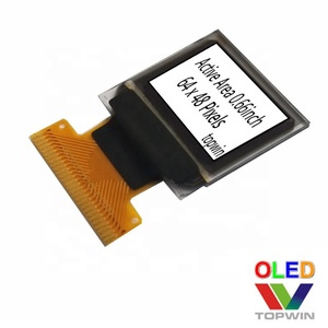 0.66 Inch 0.66 ''0.66 Inch Màu Trắng/Xanh 4 Dây SPI I2C Đa Giao Diện Oled Micro Hiển Thị UG-6448KSWEG03 Với DCDC Bên Trong - Product Image 2