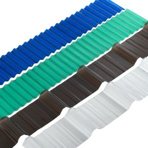 Loại khác nhau B1 Lớp Chống Cháy không thấm nước tấm PC độ trong suốt cao 100% nguyên liệu - Product Image 1