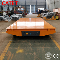 Carro Eléctrico Plano Sin Rieles de 33 Toneladas, Personalizable y Flexible, Carretilla de Alta Resistencia para Transporte de Materiales en Fábricas