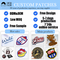 Écussons thermocollants personnalisés Tatami Soccer, patchs en silicone à transfert thermique, patchs souples en PVC, étiquettes de transfert de logo en caoutchouc pour maillots