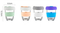 Tasse à café écologique réutilisable 12oz, avec Logo personnalisé, conservation des boissons, en Silicone, 12oz, nouveauté