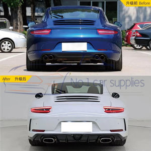 Ventes d'usine 997 991 mises <span class=keywords><strong>à</strong></span> niveau GT3 Style pare-chocs arrière feux arrière Kit de Kits de corps de lèvre en Fiber de carbone pour <span class=keywords><strong>911</strong></span> 12-19 - Product Image 2