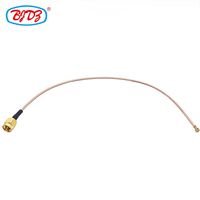 Cable de extensión RF Pigtail de 50 ohmios con conector SMA macho a U.FL UFL1 para cable RG178, ensamblaje de cable de puente