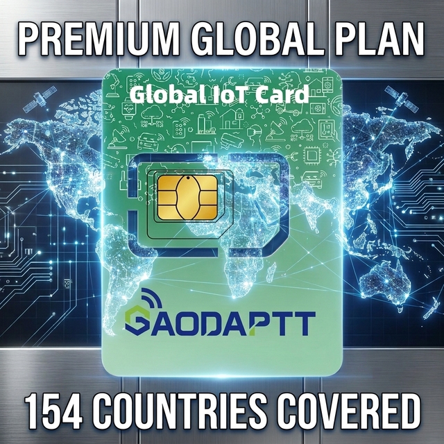 GaodaPTT Premium Plan Global IOT Sim Card 3G 4G IOT Card Multi-Network Auto-Switching Sim Card for Two Way Radio