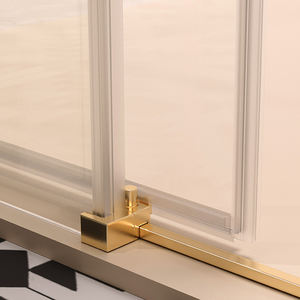 Paroi de <span class=keywords><strong>douche</strong></span> pliante sans cadre pour <span class=keywords><strong>baignoire</strong></span> d'appartement, en verre trempé de 10 mm, pour salle de bain, hôtel, vente en gros en usine - Product Image 6