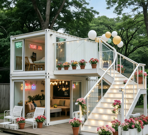 Edificios Modernos con Paredes de Vidrio para Jardines en Contenedores, Tiendas Prefabricadas Pop-up de Diseño Moderno - Product Image 3