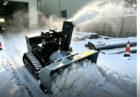 Souffleuse à neige télécommandée sur chenilles, certifiée CE, sans fil, à batterie, sans balais, auto-propulsée