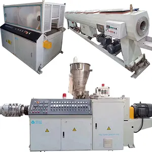 Used UPVC Fittings And Pipe Extruder Machine Plastic Net PVC Pipe Production Line