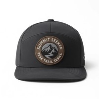Casquette Snapback 7 Panneaux Personnalisée de Haute Qualité, Casquette de Baseball Tendance en Suédine Réglable avec Broderie Léopard Sergé pour Hommes et Femmes