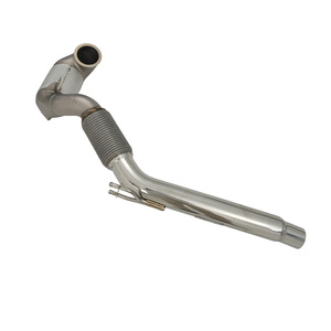 Collecteur d'échappement de haute qualité avec pare-chaleur pour VW <span class=keywords><strong>Golf</strong></span> <span class=keywords><strong>7</strong></span> <span class=keywords><strong>GTI</strong></span> <span class=keywords><strong>7</strong></span>.5 <span class=keywords><strong>GTI</strong></span> 8GTI 304 en acier inoxydable Collecteur d'échappement catalytique - Product Image 2