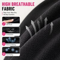 Masque facial respirant imperméable anti-UV coupe-vent pour le sport, la moto et le cyclisme avec logo personnalisé, vente en gros de masques faciaux, balaclava