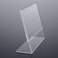 Porte-affiche en acrylique en forme de L 8.5x11 A4 A5, support d'affichage en plastique transparent pour dépliants, documents