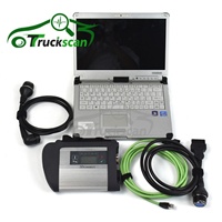 Outil de diagnostic pour camions MB STAR C4 Benz SD Connect Xentry Das Wis Epc, lecteur de codes CFC2 pour ordinateur portable, lecteur de codes Windows, garantie de 24 mois