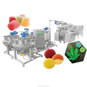 Automatische Jelly Candy Stärke Mogul Line Vitamine Gummibärchen machen Maschine Soft Candy Deposit ing Machine