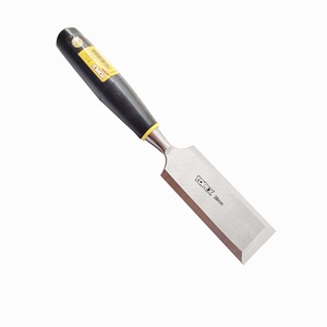 Ciseaux plats <span class=keywords><strong>à</strong></span> manche noir en acier au manganèse, ciseaux <span class=keywords><strong>à</strong></span> <span class=keywords><strong>bois</strong></span> plats, spatules - Product Image 5