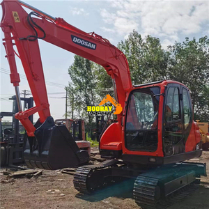 Excavadora DOOSAN DX80 de 8 Toneladas Usada, Excavadora Hidráulica de Calidad Casi Nueva, Máquina de Construcción Pequeña y Duradera - Product Image 6