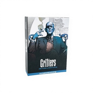 GRIFTERS triche anglais commerce extérieur <span class=keywords><strong>jeu</strong></span> <span class=keywords><strong>de</strong></span> société carte voleurs Alliance thème sombre compétence psychologique <span class=keywords><strong>jeu</strong></span> papier - Product Image 1
