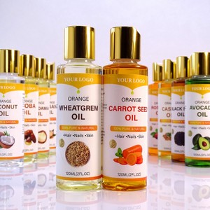 Etichetta privata 120ml pressa a freddo 100% puro olio di ricino di Jojoba di mandorle - Product Image 2